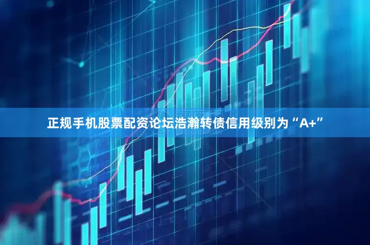 正规手机股票配资论坛浩瀚转债信用级别为“A+”