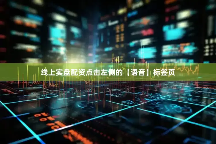 线上实盘配资点击左侧的【语音】标签页